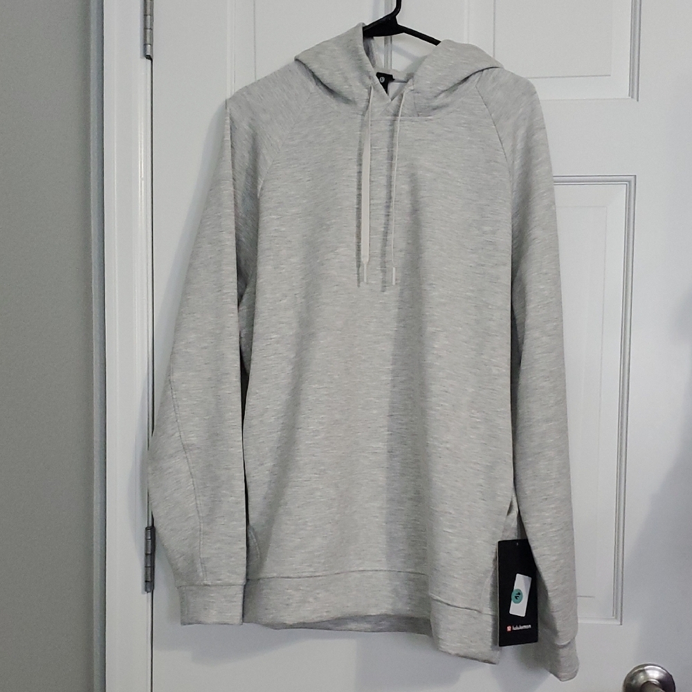 NWT Lululemon Smooth Spacer Heathered Gray Hoodie Mens M